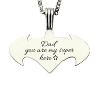 batman superman necklace