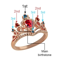 princess tiara ring