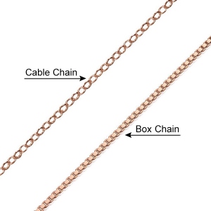 Customized Stylish Name Necklace In Rose Gold