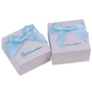 Customized Small Monogram Necklace & Earrings Set Gold Plated