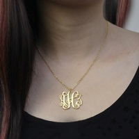 Taylor Swift Monogram Necklace 18K Gold Plated