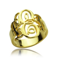 monogram ring