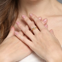 dual birthstones ring