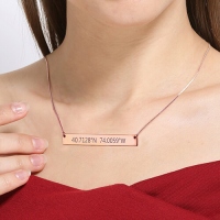 coordinates necklace
