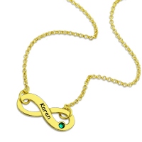 Gold Infinity Necklace