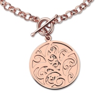 Disc Family Tree Bracelet 