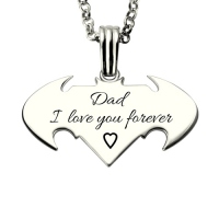 batman superman necklace