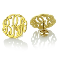 monogram earring 