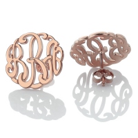monogram earring 