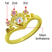 princess tiara ring