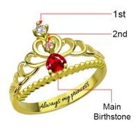princess tiara ring