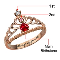 princess tiara ring