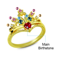 princess tiara ring