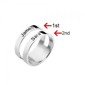 silver mother's ring