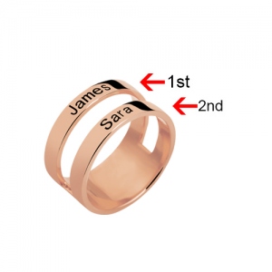  silver mother's ring	