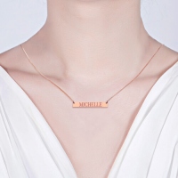 bar necklace