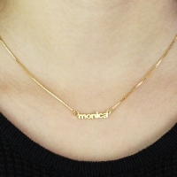 name necklace