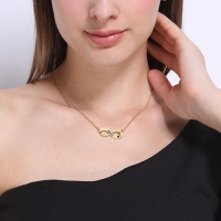 Gold Infinity Necklace