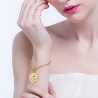 Disc Family Tree Bracelet 