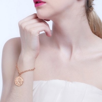 Disc Family Tree Bracelet 