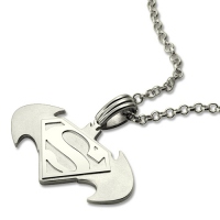 superman batman pendant