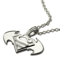 superman batman pendant