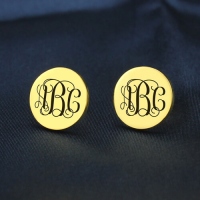 monogram earring