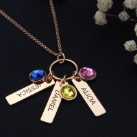birthstone necklace 