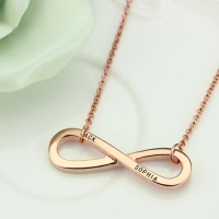 infinity name necklace