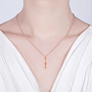 bar necklace