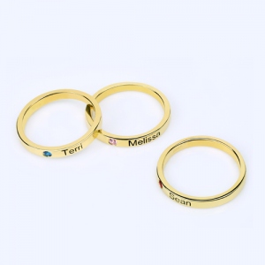 silver mother's ring