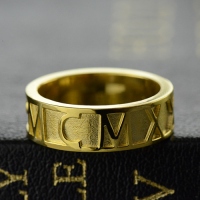 18K Gold Plated Roman Numeral Date Ring