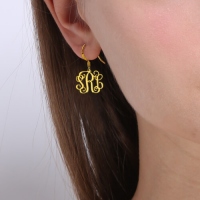 silver monogram jewelry
