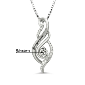 silver heart necklace