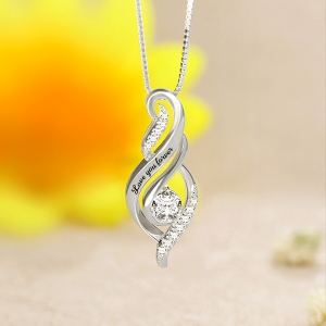 twist mom flame pendant