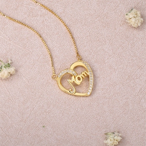 sterling silver mom pendant