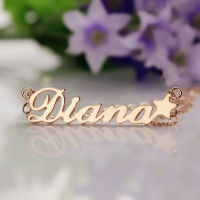 Celebrity NamePlate Necklace