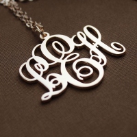 Filigree Monogram Necklace