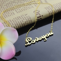 Gold Love Necklace
