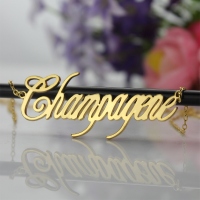 Gold Name Chain Necklace