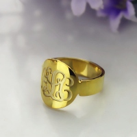 Gold Name Rings