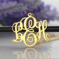 Initial Monogram Necklace