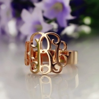 Personalized Monogram Ring