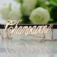 Rose Gold Name Necklace
