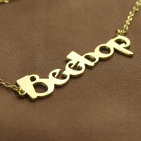 Script NamePlate Necklace
