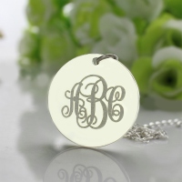 monogrammed necklace