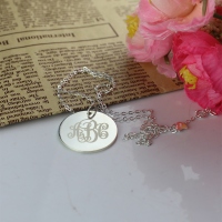 monogrammed necklace