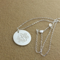 monogrammed necklace