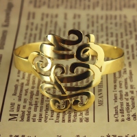 monogram bracelet