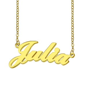 Julia name necklace